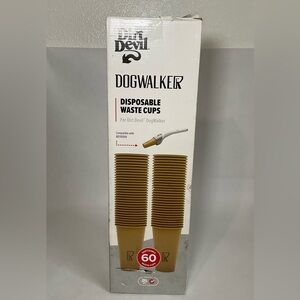 Dirt Devil Dogwalker 60-Count Disposable Waste Cups, AD74000 OPEN BOX